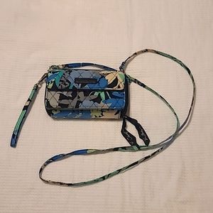 Vera Bradley phone/wallet clutch with shoulder strap